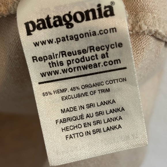 Patagonia Light Tan Men’s Work Pocket Tee Size XS | gorpcore | hemp blend - Picture 4 of 4